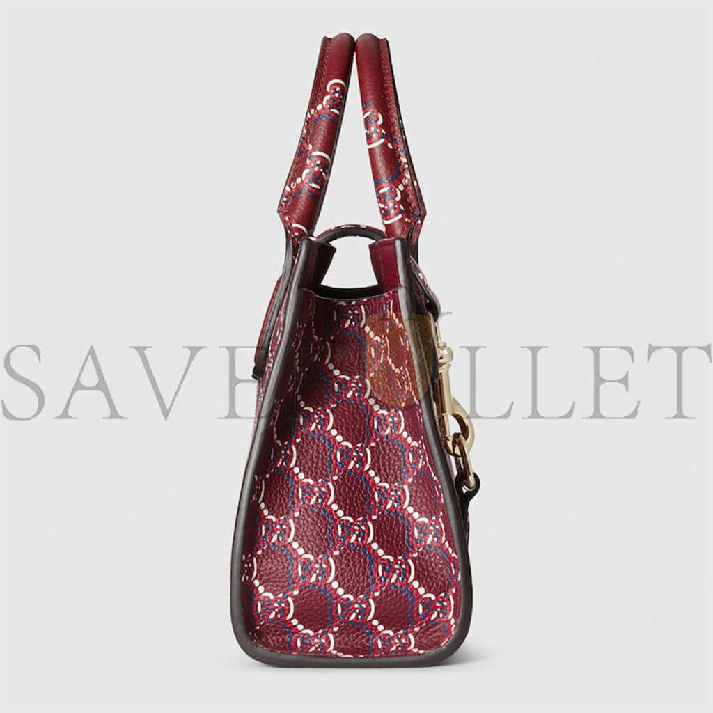 GUCCI SMALL TOTE BAG WITH GG SHADOW 795349 AADWH 8646 (24*17*8cm)